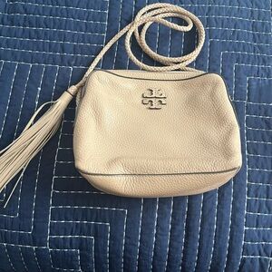 Tory Burch Tan Leather Crossbody Bag